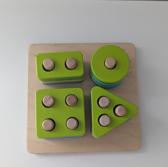 lovevery Toys Lovevery Sort Stack Peg Puzzle Wood Montessori Poshmark